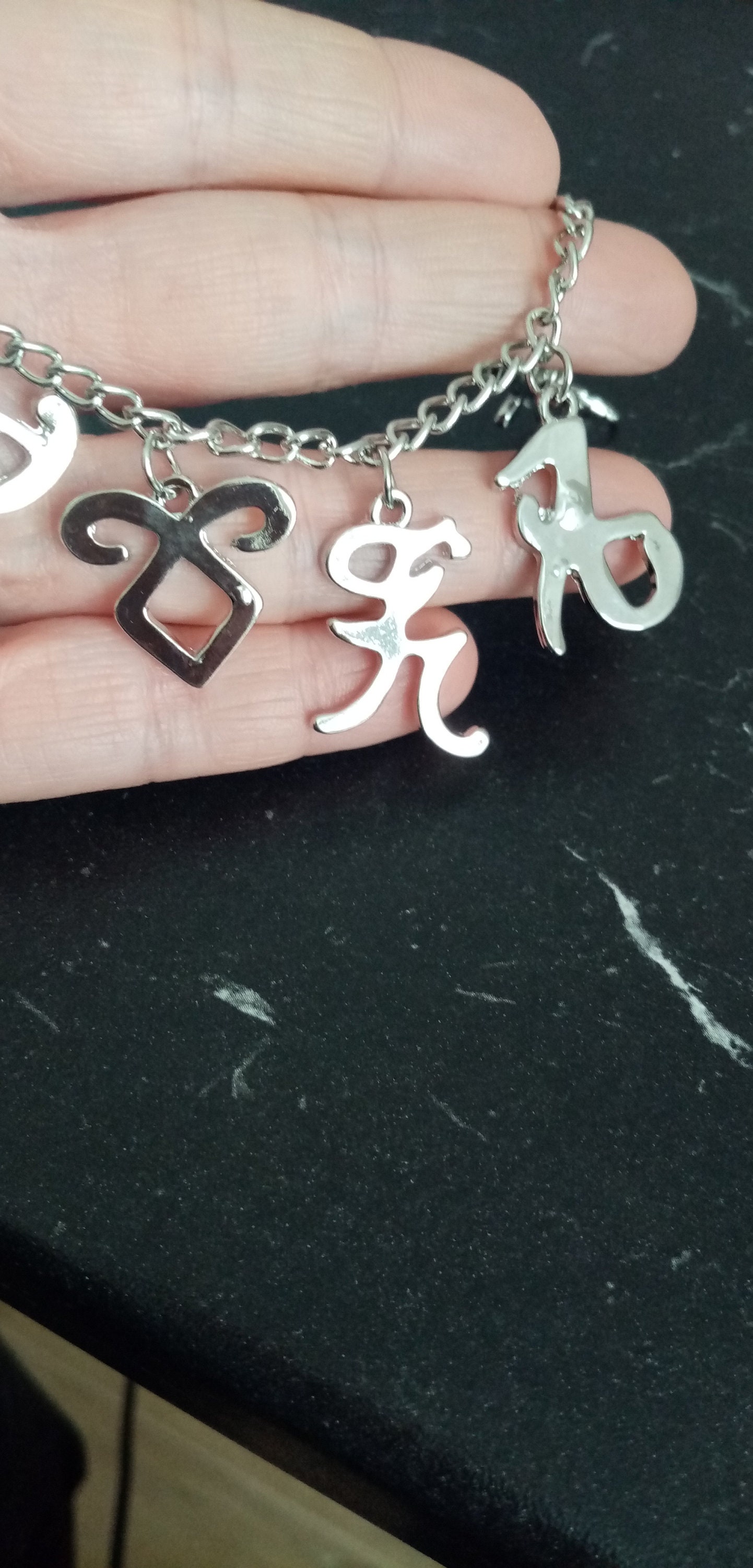 Buy Shadowhunters Charms Bracelet the Mortal Instruments Bracelet City of  Bones Clary Fairchild Jace Herondale Fantasy Gift for Her Online in India -  Etsy