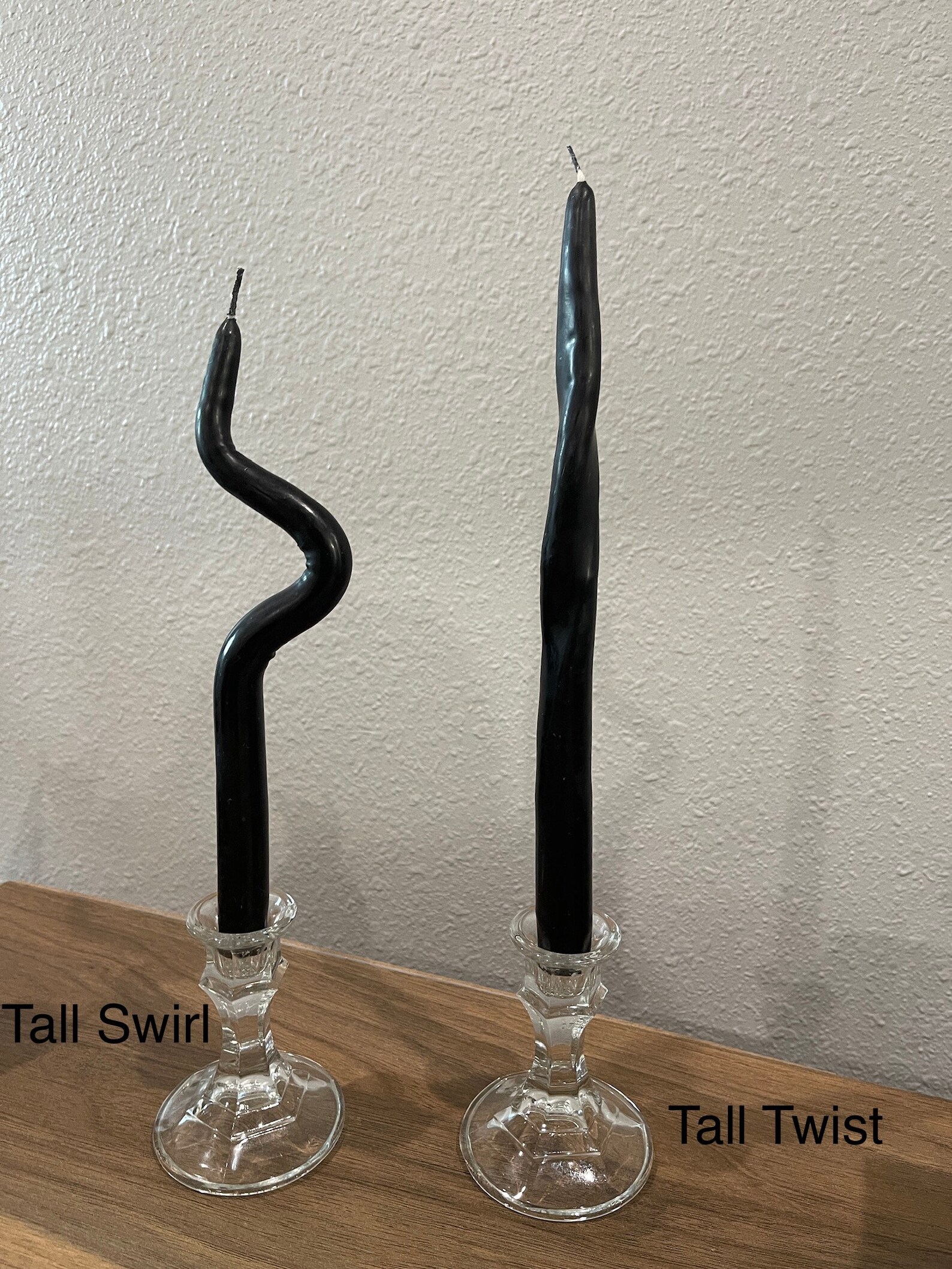 Twist Candles Bent Candles Decor Candles 16 Colors Etsy
