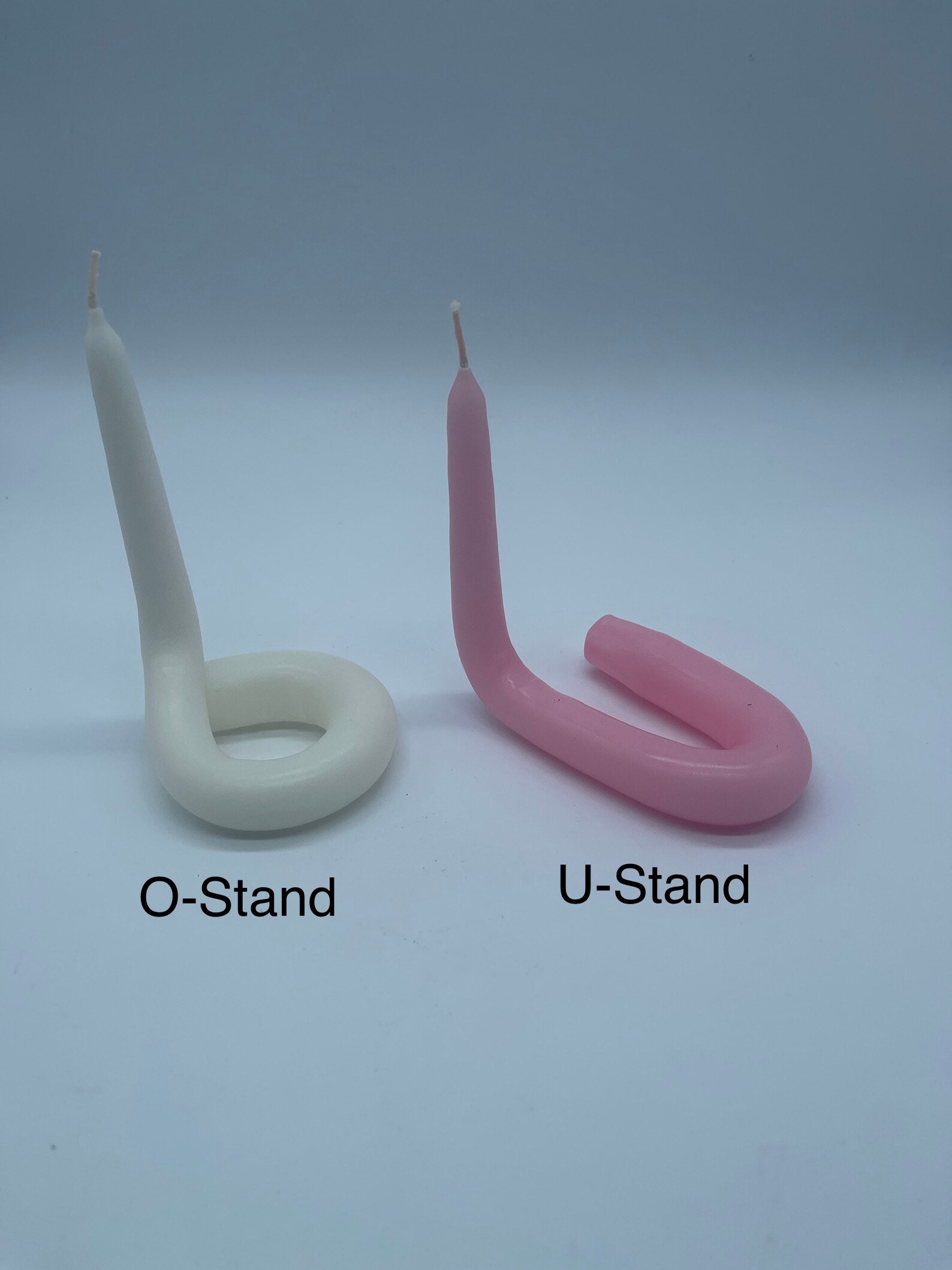 Twist Candles Bent Candles Decor Candles 16 Colors Etsy