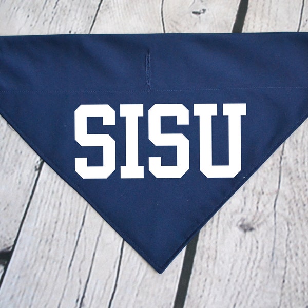 SISU Dog Bandana slip on over the collar