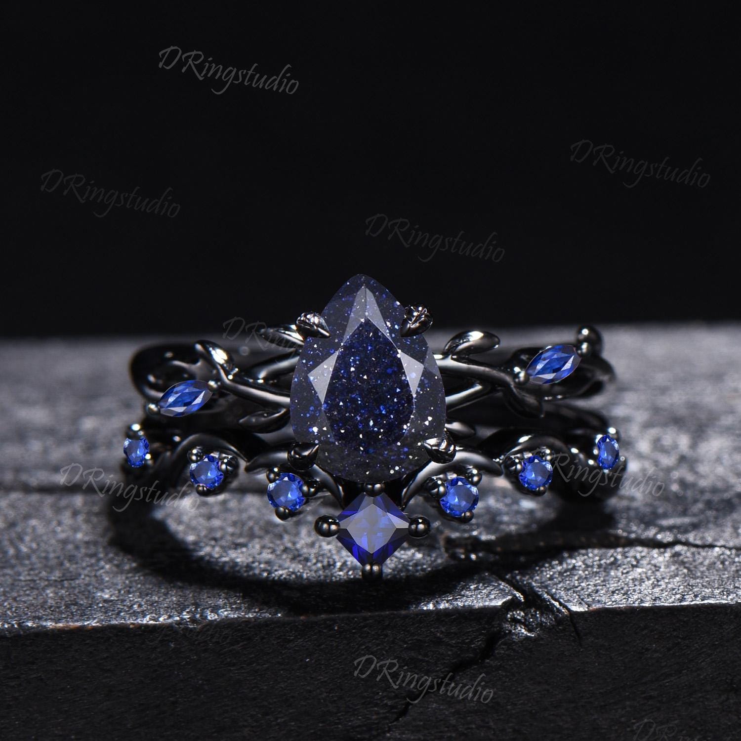 NWT RAINA BLK WISTERIA Elegant Black Belt with Blue Gemstone Accent il_fullxfull.8013920228_epam.jpg main image 4