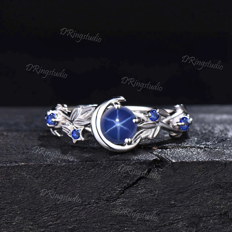 Star Engagement Ring - Etsy