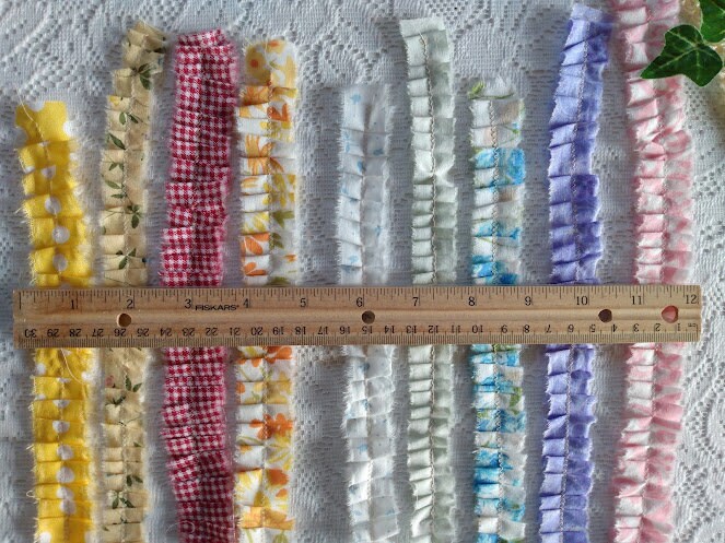 Fabric Ruffles - Multi-colored - Etsy