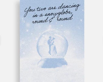 You Are In Love Taylor-Inspired Postcard, 1989 Stationery