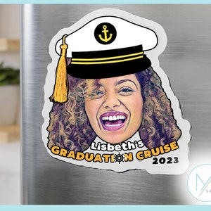 Graduation Cruise Magnet, Personalized Cruise Door Magnet Set, Cruise Door Decorations, Graduation Cruise Magnets, Cruise Cabin Door Decor