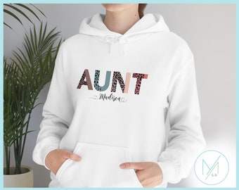Aunt Sweatshirt,  Auntie Sweatshirt, Gifts for Aunt from Niece, Aunt Gift, Aunt Hoodie, Great Aunt Gift, Cool Aunt Sweatshirt, Aunt Hoodie