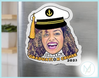 Graduation Cruise Magnet, Personalized Cruise Door Magnet Set, Cruise Door Decorations, Graduation Cruise Magnets, Cruise Cabin Door Decor