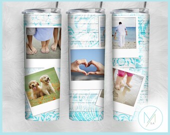 Personalized Picture Tumbler | Custom Collage Photo Tumbler | Photo Gifts