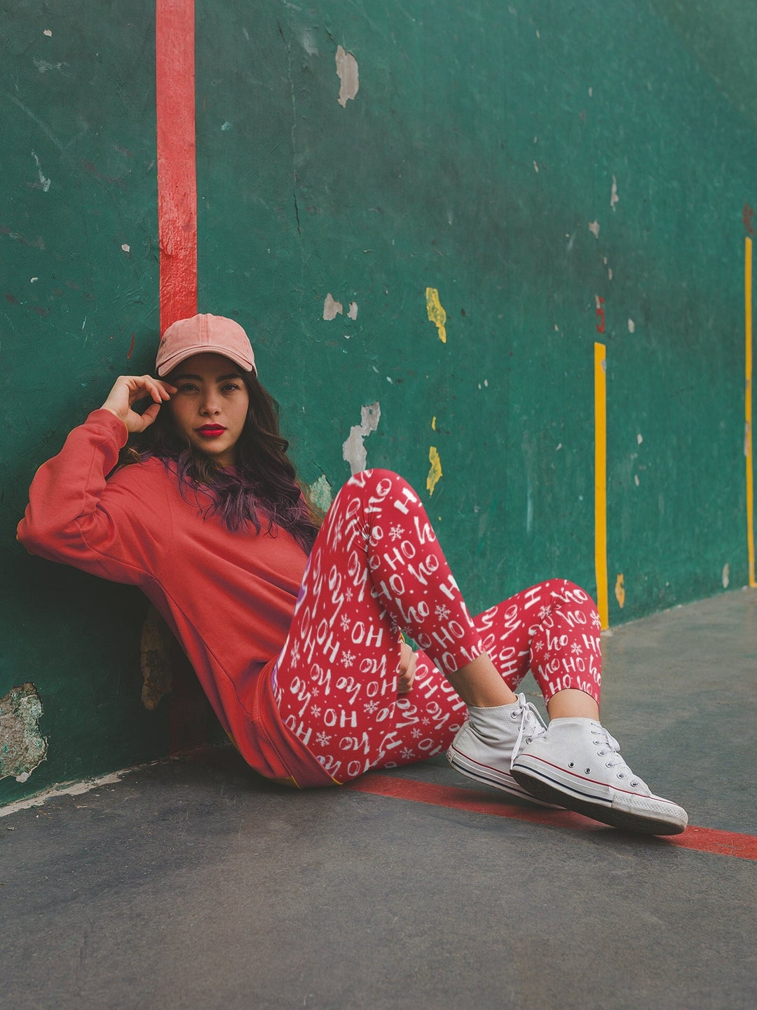 Christmas Leggings, Soft Womens Leggings, Skinny Fit Christmas Leggings