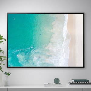 Impresión del arte del océano, decoración de la pared náutica, cartel del mar, impresión del agua, arte del océano, imprimible del mar