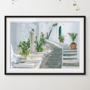 Puglia Photo Poster, Apulia Print, Puglia Travel Photography, Italy travel poster, Ostuni Wall Art, Puglia Wall Art, Italy print poster