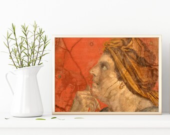 Pompeii Italy Poster, Italian Painting, Naples Souvenir, Pompeii Printable Art, Pompei Wall Art, Italy Wall Decor, Gift for traveller