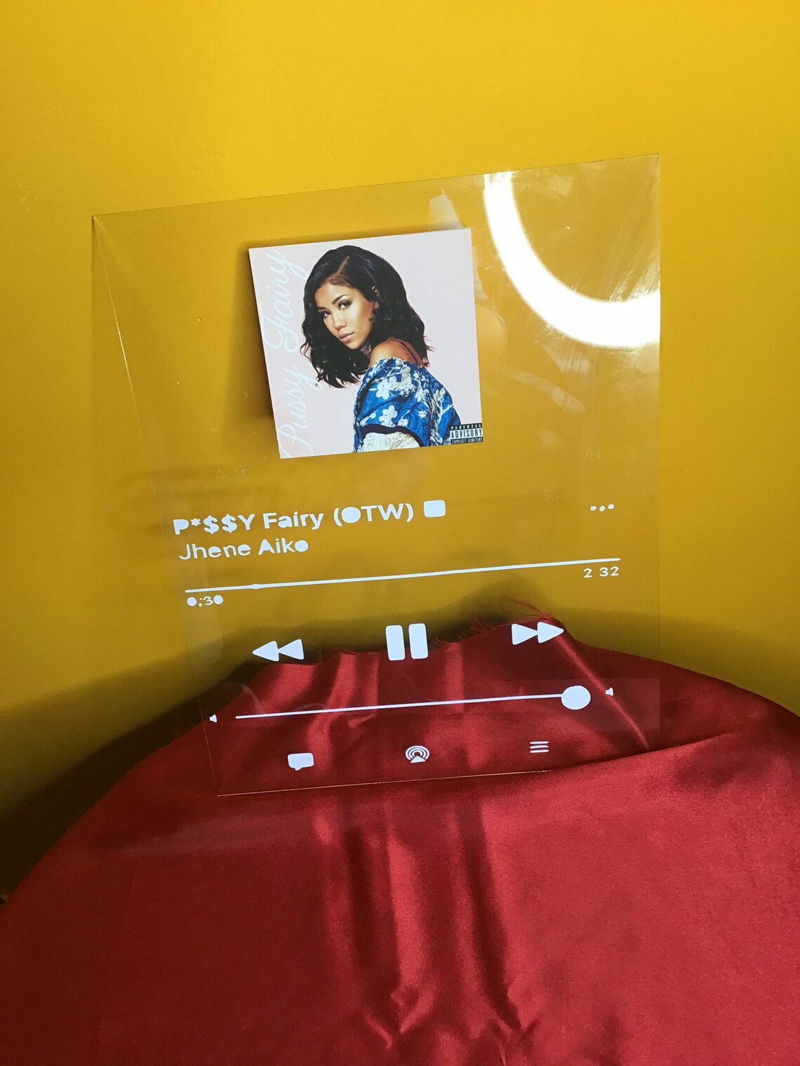 Album Cover Glass Wall Art Etsy