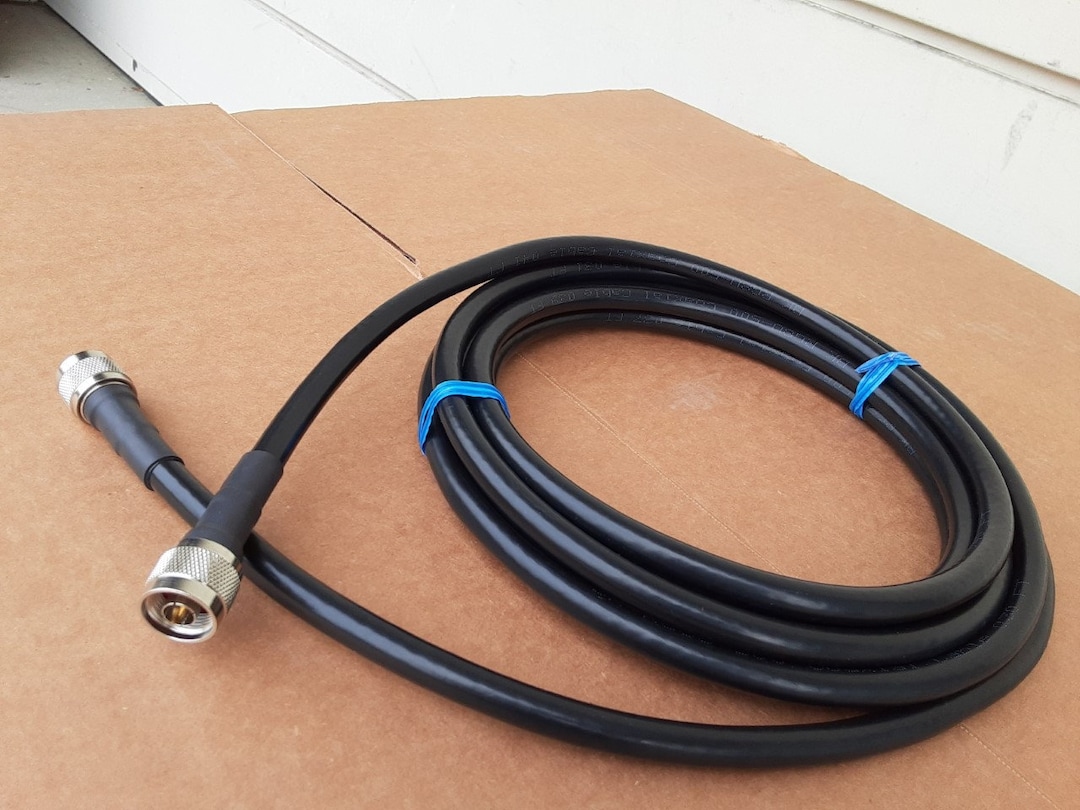 US MADE RG8/U Antenna Jumper Cable N Male to N Male 50 Ohm Coax Cable