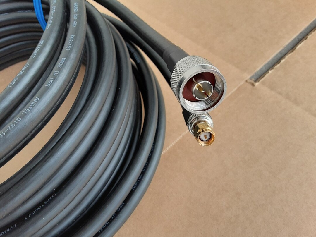 US Made LMR400 Antenna Jumper Coax Cable N Male to SMA Male 50 Ohm Etsy