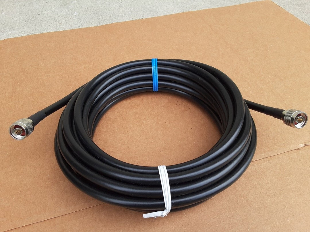 US MADE LMR400 Antenna Jumper Cable N Male to N Male 50 Ohm Coax Cable