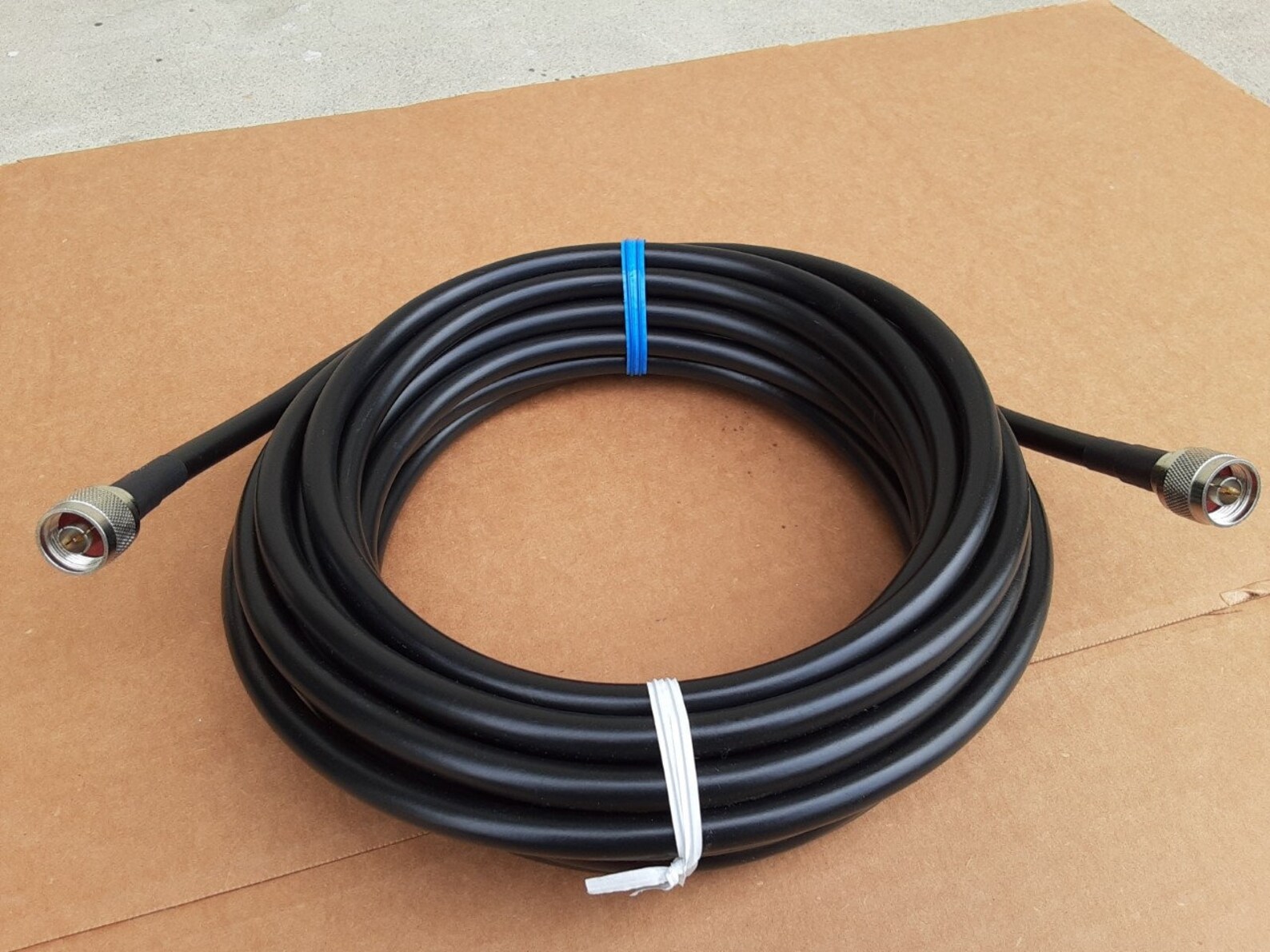 US MADE LMR400 Antenna Jumper Cable N Male to N Male 50 Ohm Coax Cable