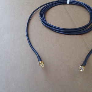 US made RG-58/U Ham Radio Sma Male to Sma Female RF Antenna 50 Ohm