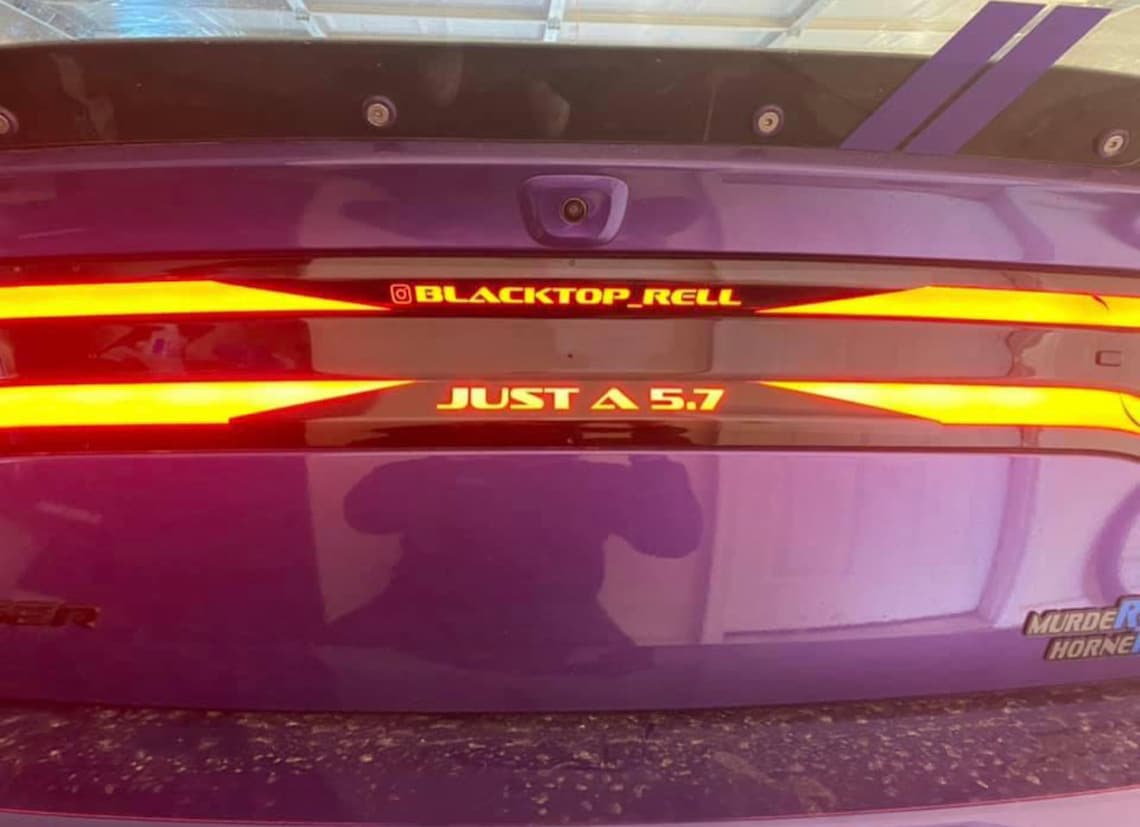2015 2021 Dodge Charger Race Track Tail Light Decals GLOSS Etsy