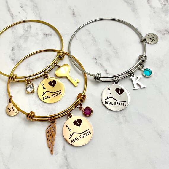 Realtor Bracelet Real Estate Agent Bracelet/ Broker Bracelet