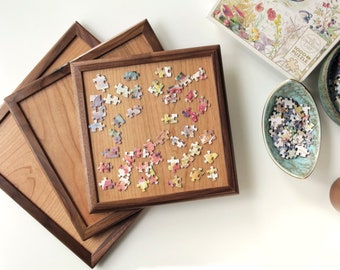 Wooden Nesting Jigsaw Puzzle Sorter Trays