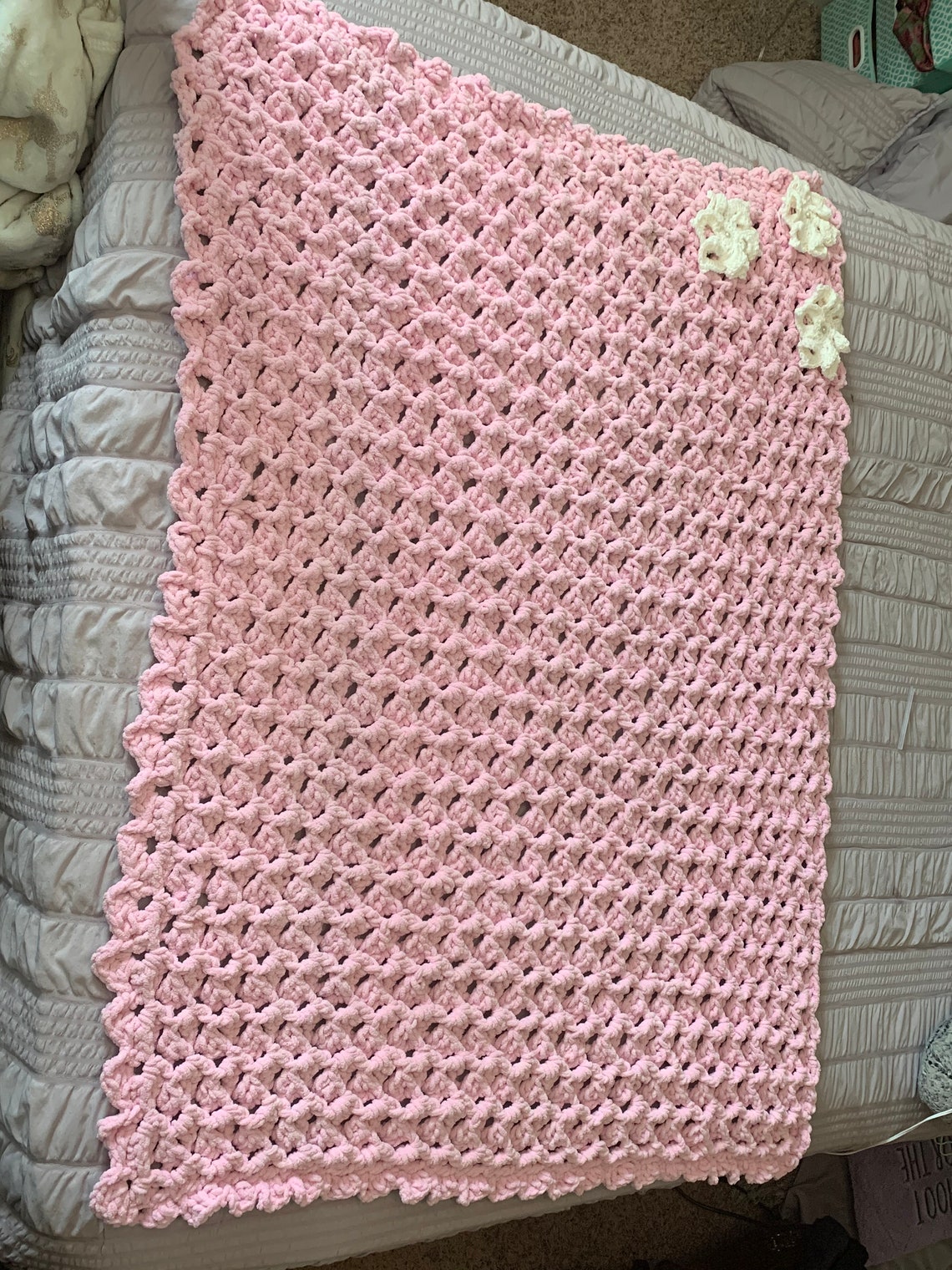 Beautiful Heirloom Baby Blanket Etsy