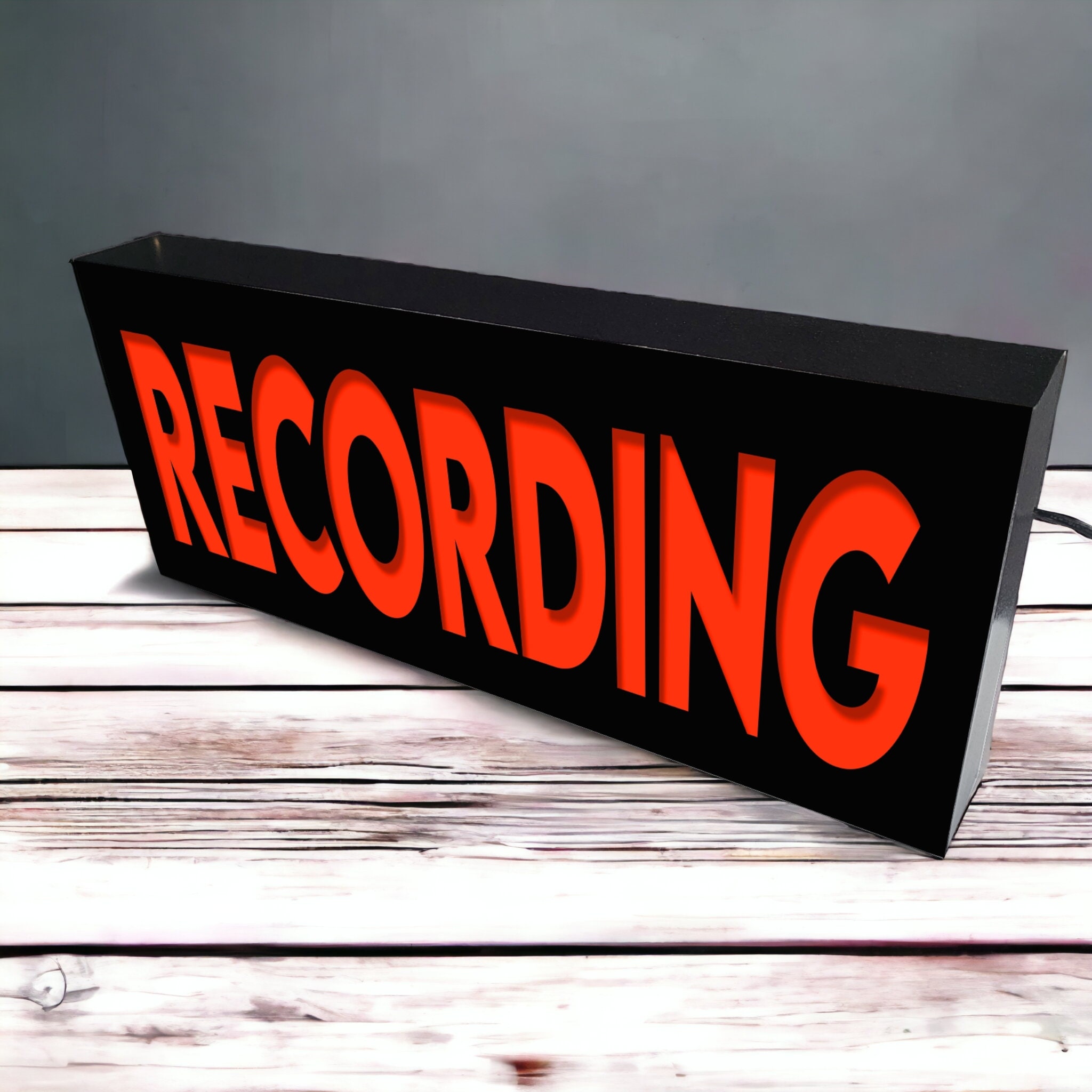 ON AIR SIGN LED LIGHT Recording Sign Studio Warning Signfor (Studio/Home  Studio/Company/Desk or Wall Decor). Simple and Easy ON/Off Switch Button.Up