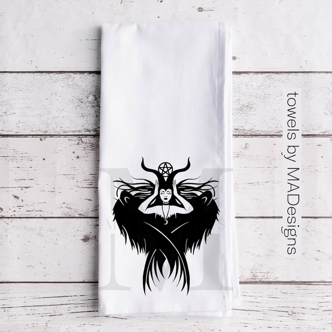 Goth Kitchen Towels Goth Kitchen Decor Goth Kitchen Towel Etsy