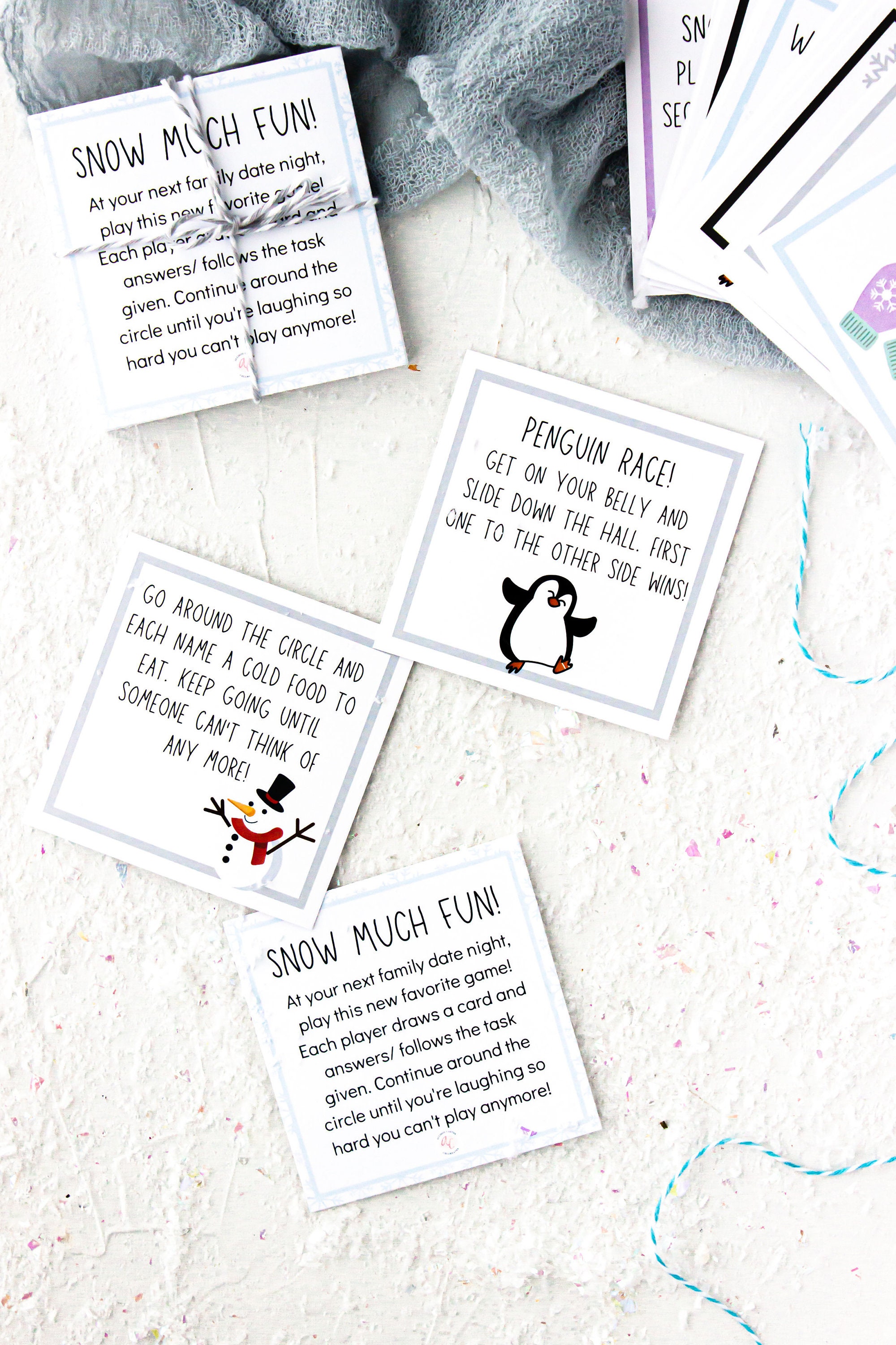 Winter Printable Game Bundle, Winter Kids Printable, Winter Digital Download, Winter Activity ...