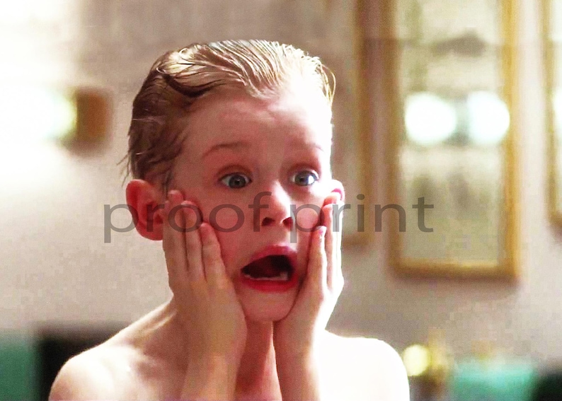 Home Alone Movie Print Kevin Mccallister After Shave Funny Bathroom