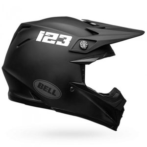 Custom Helmet Vinyl Decal Set for Motorcycle, Motocross, Mountain Bike, BMX Stickers