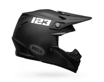 Custom Helmet Vinyl Decal Set for Motorcycle, Motocross, Mountain Bike, BMX Stickers