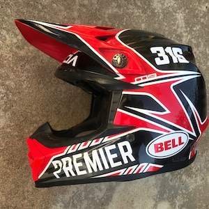 Motorcycle Helmet Decals | Name and Number Vinyl Die-Cut | Mountain Bike Motocross Rider ID Kit MTB Personalized Set | Sticker Sheet