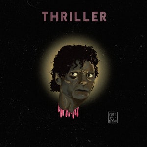 Michael Jackson Thriller Art Print