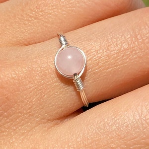 Gemstone Wire Ring