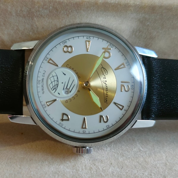 Orologio sovietico Sputnik, orologio Pobeda, orologio vintage, orologi da uomo, orologio da uomo, orologio vintage, orologio sovietico