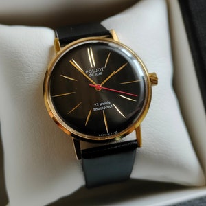 Relógio soviético POLJOT De Luxe, relógio masculino, relógio para homem, presente para homem, relógio antigo, relógio mecânico