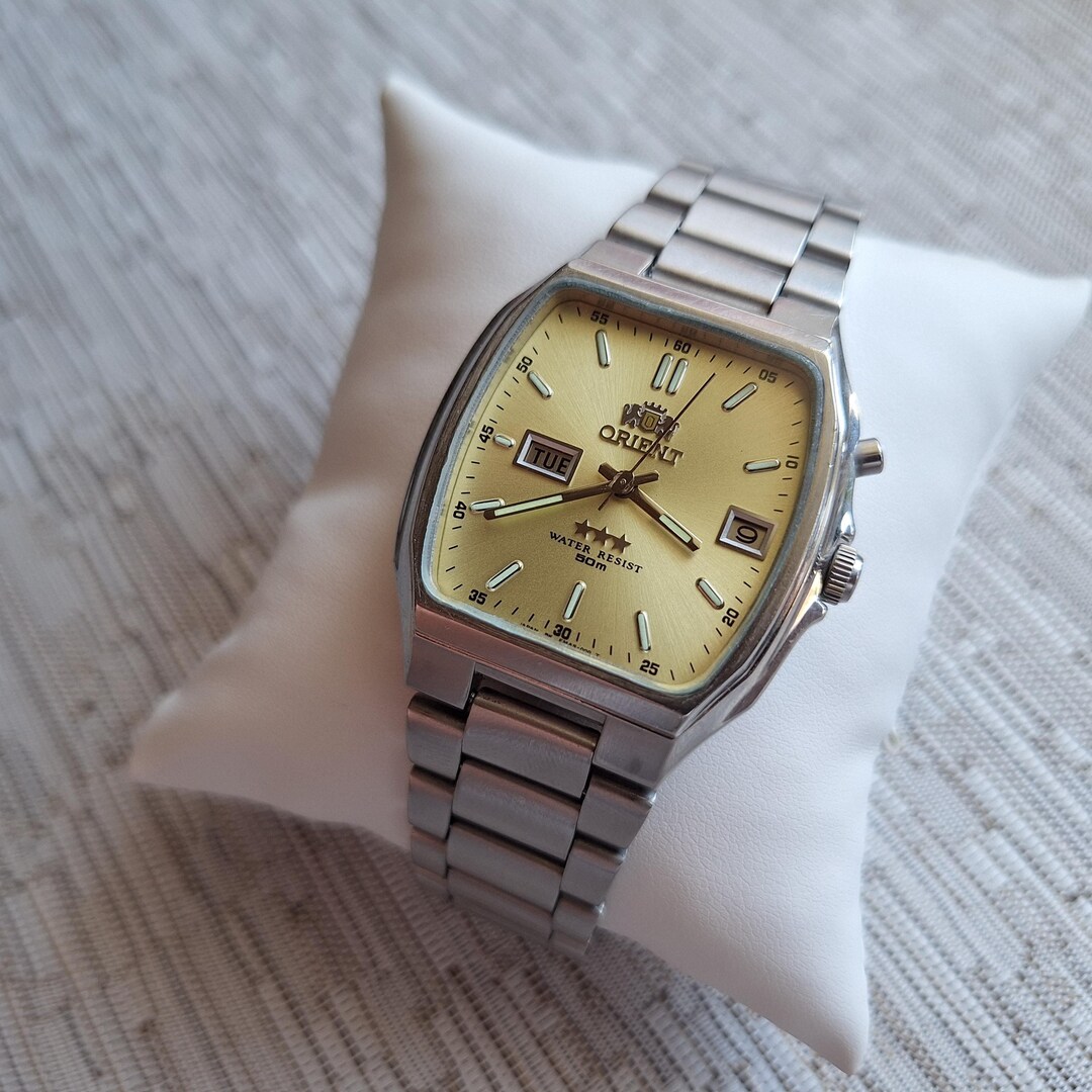 お礼や感謝伝えるプチギフト Square Orient Watch, Classic Automatic Watch, Japan Watch 時計