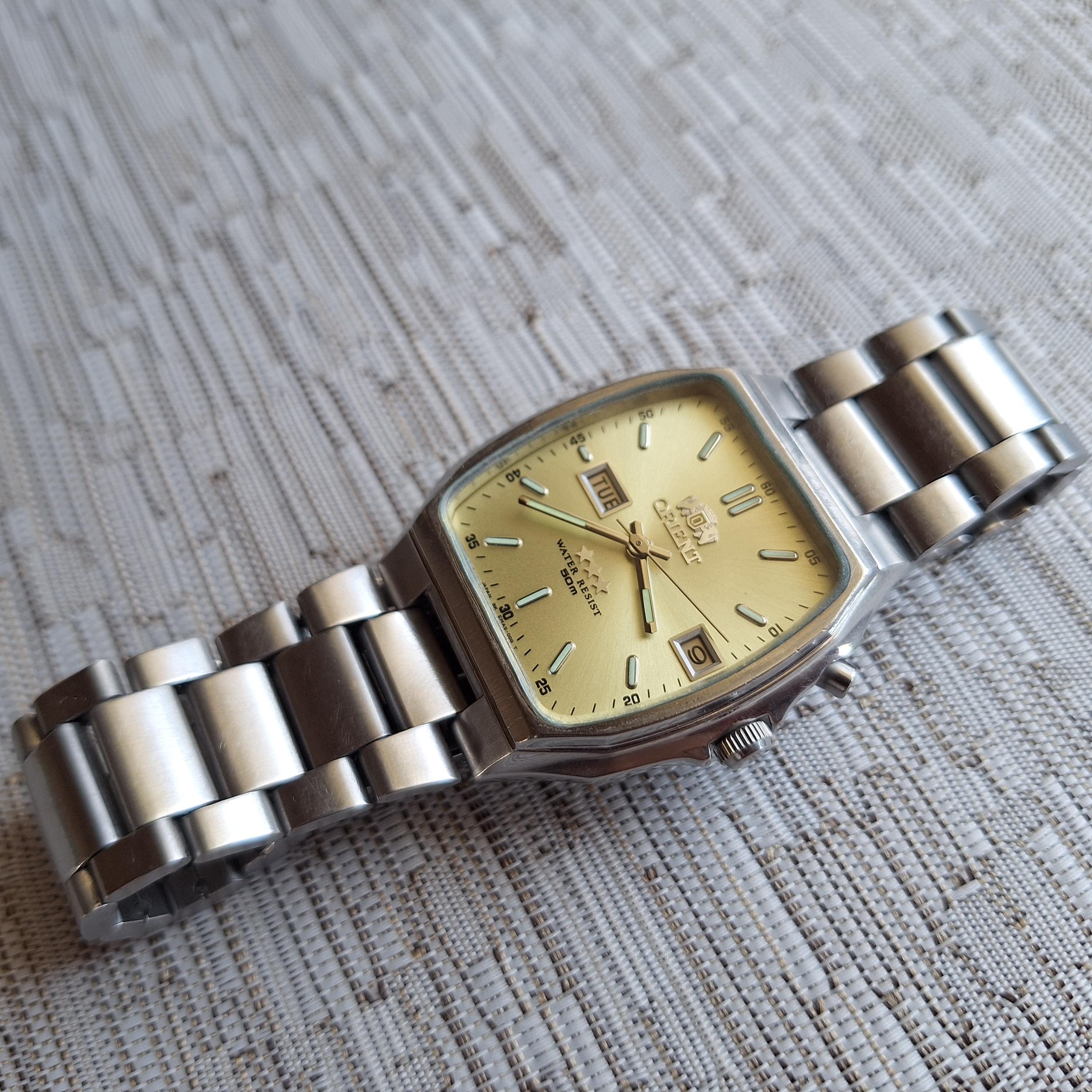 Square Orient Watch, Classic Automatic Watch, Japan Watch