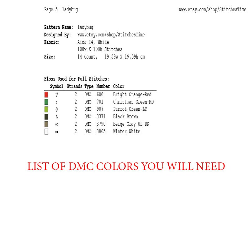 Field cross stitch pattern DIGITAL FORMAT PDF Instant download