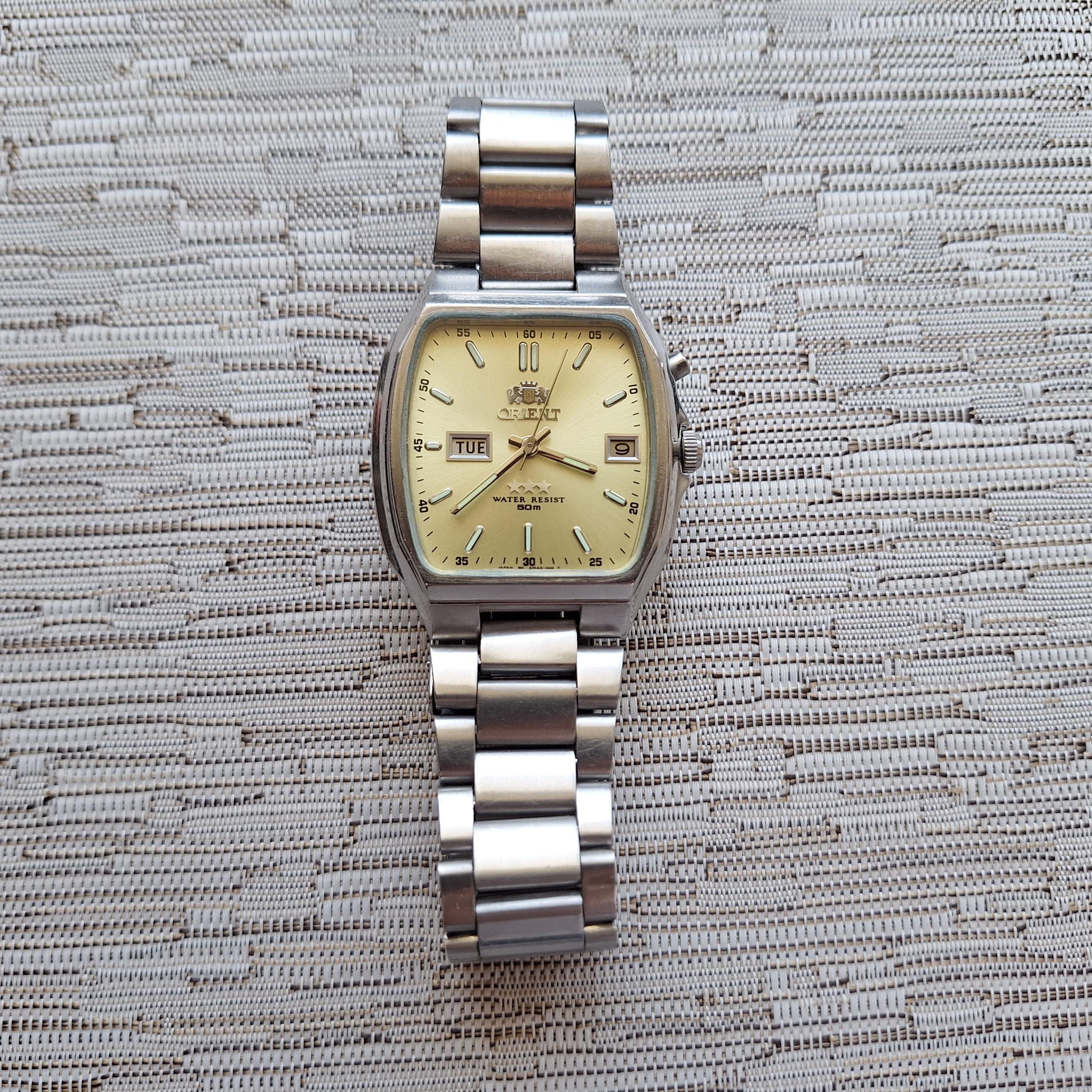 Orient 腕時計 SKU00001W0 seiko citizen Square Orient Watch, Classic Automatic Watch, Japan Watch