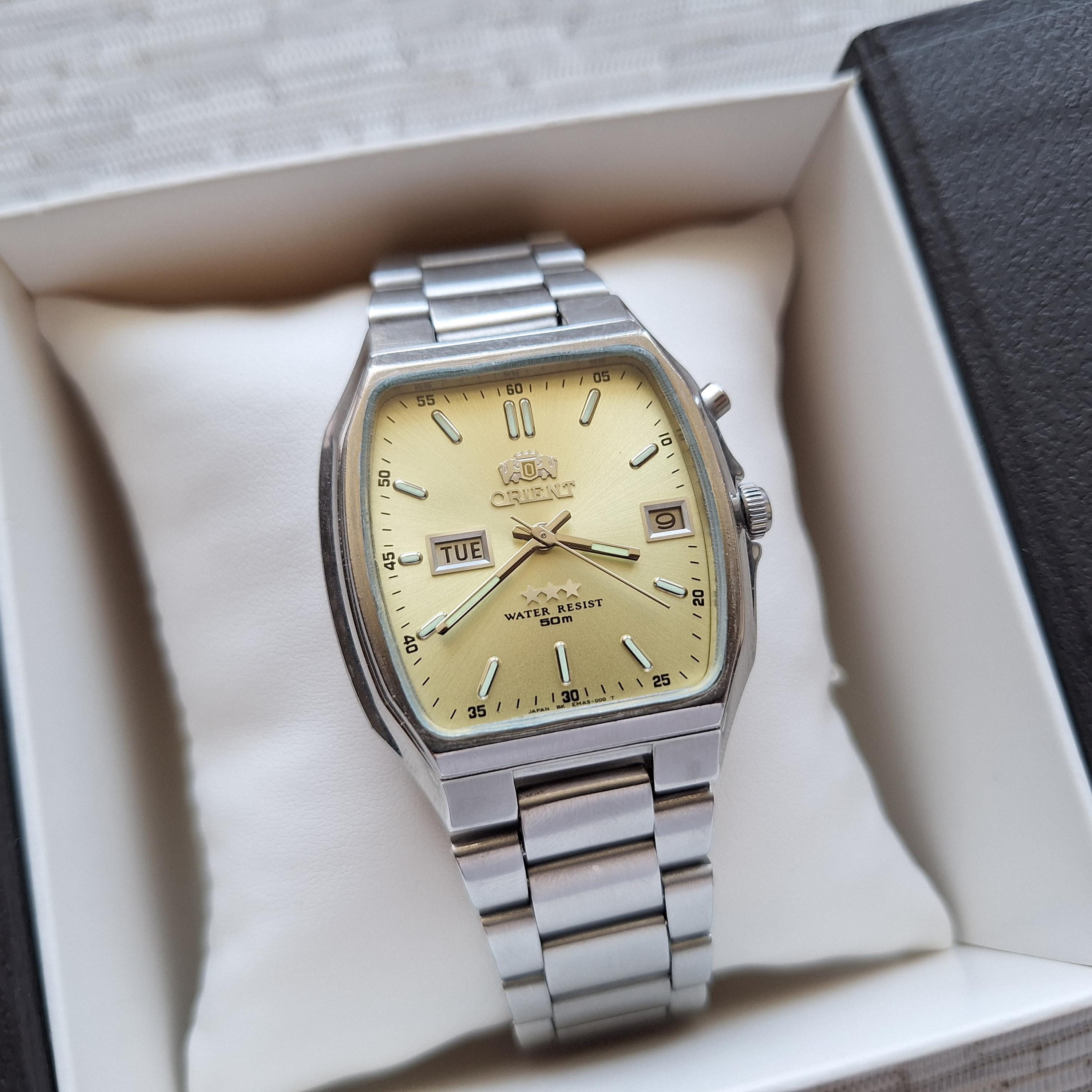 Square Orient Watch, Classic Automatic Watch, Japan Watch