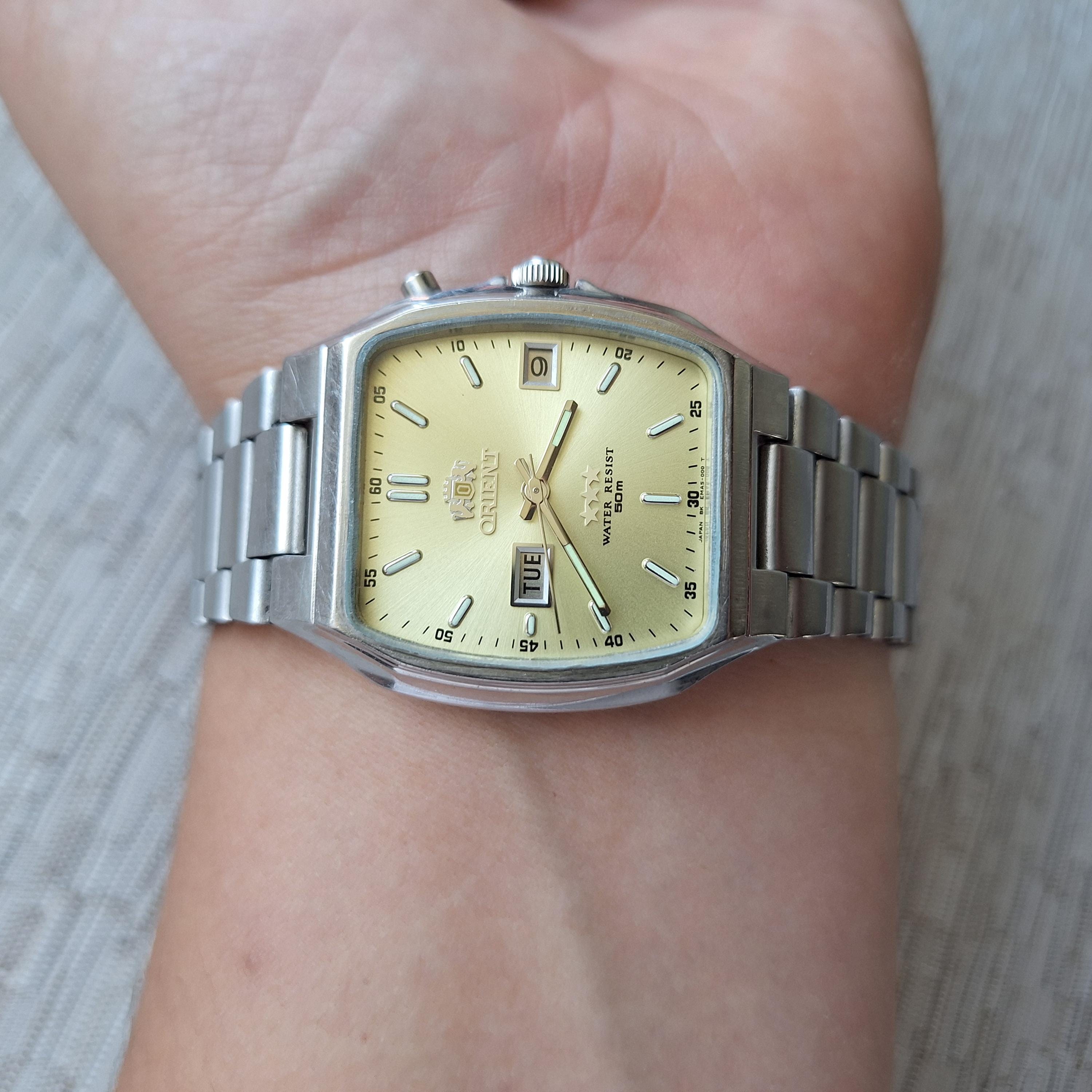 Square Orient Watch, Classic Automatic Watch, Japan Watch