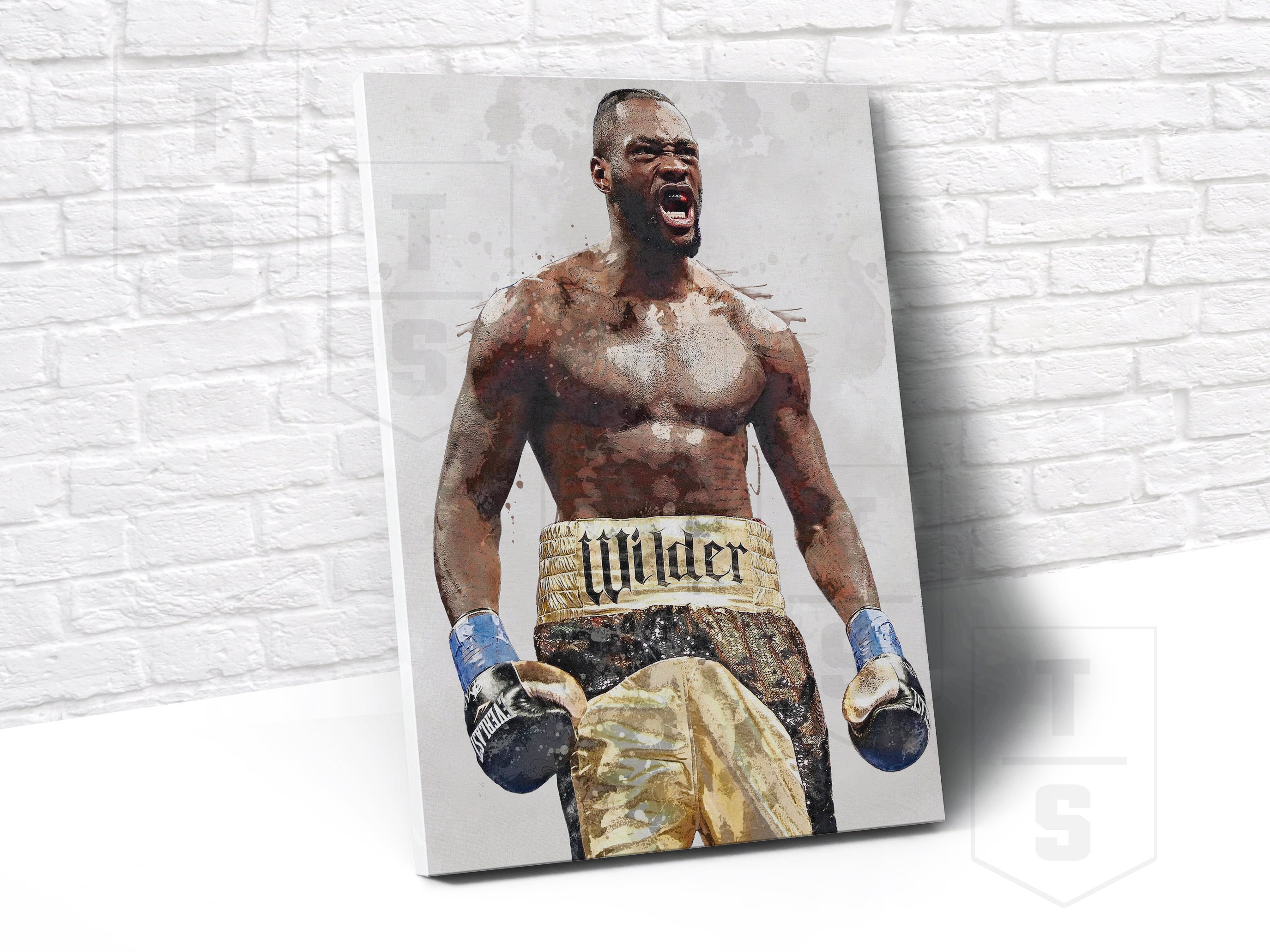 Deontay Wilder Boxing Poster / Canvas Banner Boxing Fan | Etsy