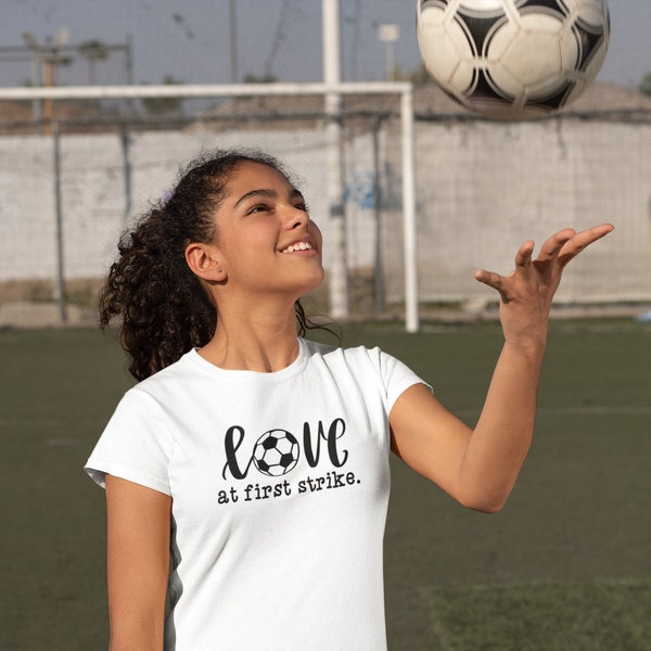 Love at First Strike | Cute Soccer Shirt | Soccer Shirt for Him or Her