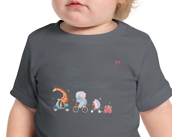 Little Adventurer Baby Short Sleeve T-Shirt and Onesie