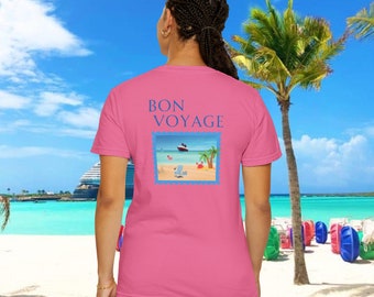 Set Sail Bon Voyage Cruise-T-shirt voor volwassenen