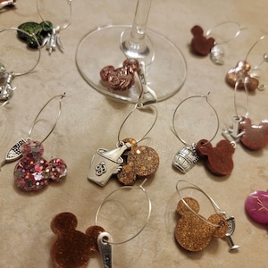 Magic Mouse Inspired Wine Charm Sets