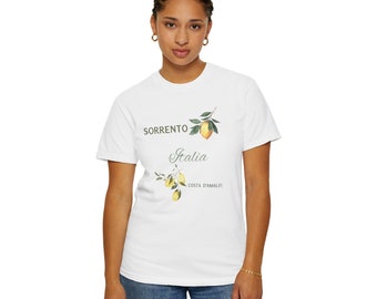 Camiseta de colores cómodos con limones en Sorrento