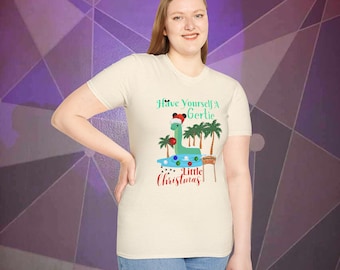 Gertie the Dinosaur Magical Holiday Tshirt, Unisex Tee, Soft Cotton Shirt, Magical Christmas Gift, Theme Park Holiday